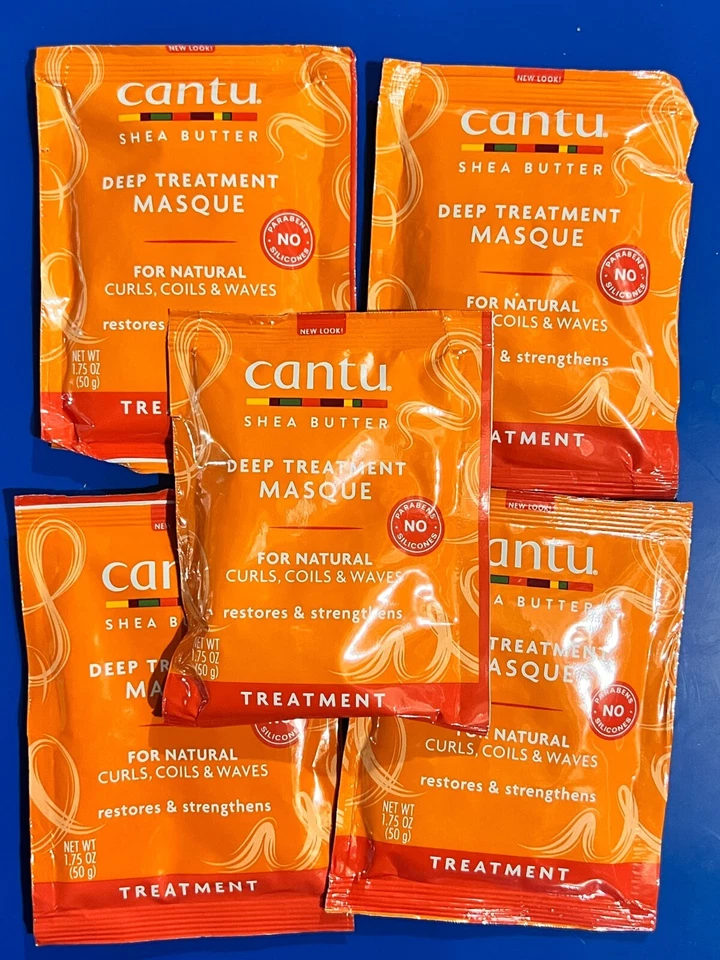 Mascarilla de tratamiento profundo de manteca de karité cantu para rizos naturales, LOTE DE 3 Foto 1 de 1