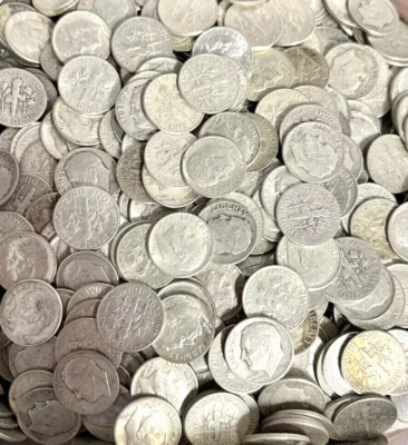 ✅ 90% Silver💰 Roosevelt Dimes - Random Year - Silver Stacking - Choose How Many - Image 1 of 4