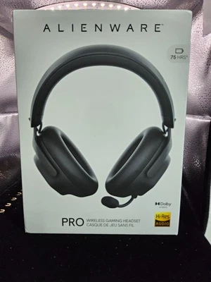 Alienware Pro Wireless Gaming Headset - Dark Side of the Moon - brand new in box - Image 1 of 2