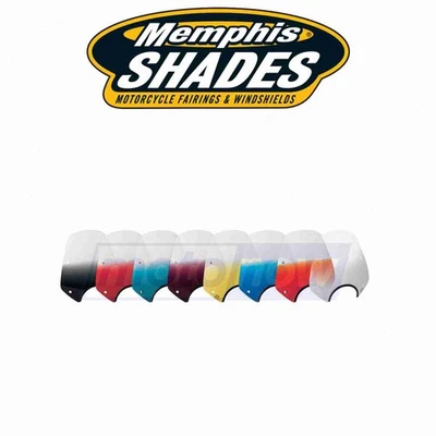 Memphis Shades Del Rey Sportshield Windshield for 1988-2017 Harley Davidson ts Foto 1 de 4