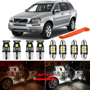 LED Light Bulbs Interior Package Kit White Dome Light for 2002-2014 Volvo XC90 - Picture 1 of 12