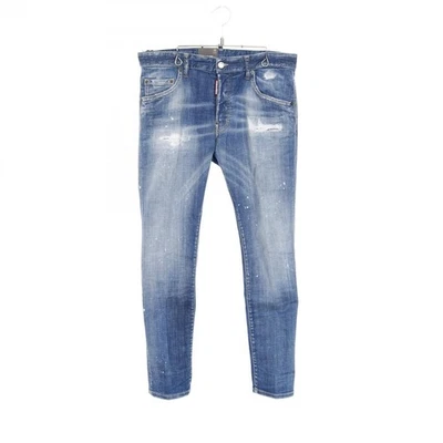 DSQUARED2 SKATER JEAN Denim pantalones #48 S74LB1675S3087247048 algodón azul ... - Imagen 1 de 4