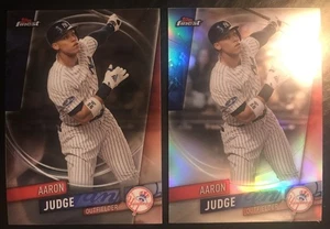 ⚾️ Lote refractor base y SP 2019 Topps Finest #51 ✨ Aaron Judge - Nueva York... - Imagen 1 de 6
