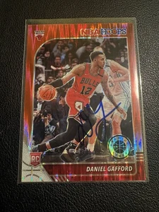 Daniel Gafford Signed 2019-20 Hoops Premium Red Flash Prizm RC #243 Ip Auto Gtp - Picture 1 of 2