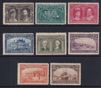 Canada Complete MH  Tercentenary Set  F/VF  CV $782.50 - Image 1 of 2