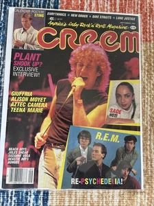 Creem Magazine REM Robert Plant  Sept 1985 - Imagen 1 de 1