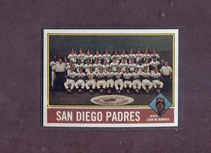 1976 TOPPS BASEBALL - #331 SAN DIEGO PADRES TEAM NRMT - MT or better - Bild 1 von 1