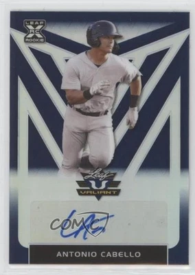 2020 Leaf Valiant Blue Prismatic /50 Antonio Cabello #BA-AC1 Auto - Image 1 of 2