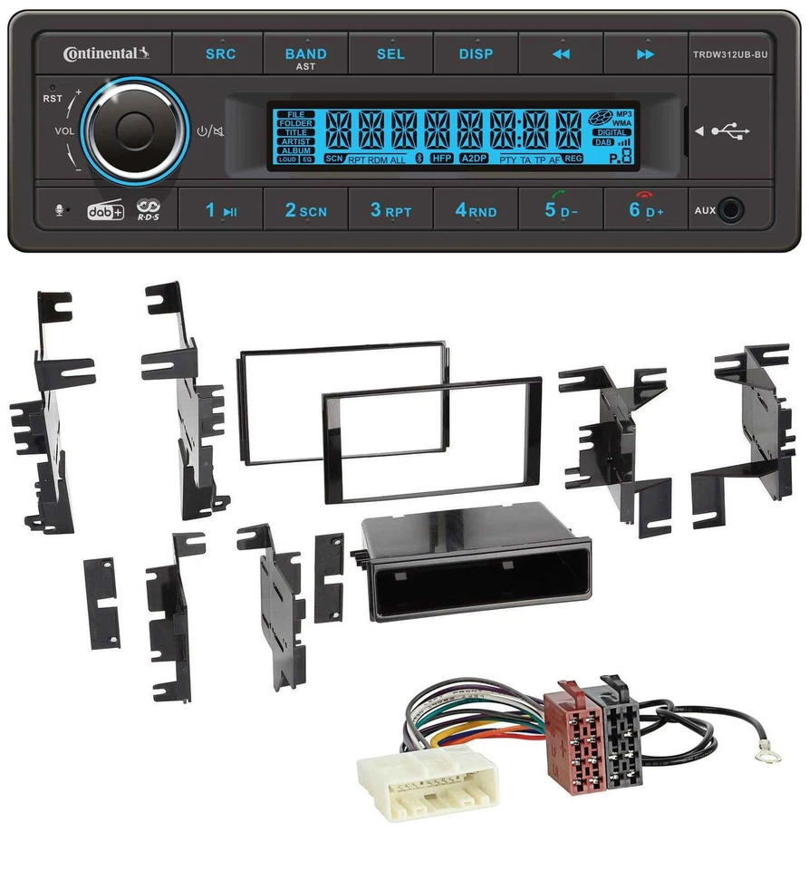 Continental MP3 DAB USB Bluetooth Autoradio für Nissan Quest Rogue ab 11 Titan a - Bild 1 von 4