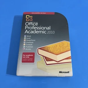 Microsoft Office Professional Pro 2010 Academic New - Picture 1 of 3