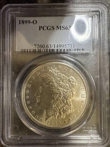 1899 O Morgan Silver Dollar PCGS MS-63 - Picture 1 of 2