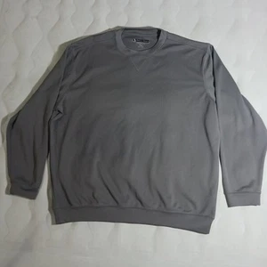 Pebble Beach Size XL Men Performance Gray Long Sleeve Crew Neck Pullover Sweater - Picture 1 of 3