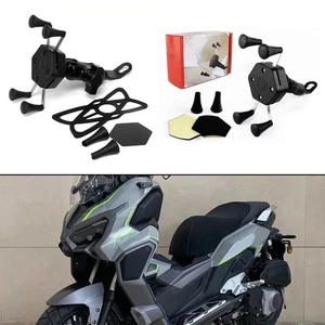 Motorcycle Phone Holder Spring Loaded Design Stainless Steel Construction - Picture 1 of 18