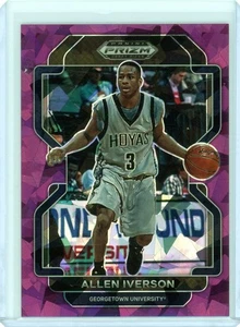 Allen Iverson 2022-23 Prizm Draft Picks Purple Ice Prizm 106/149 - Picture 1 of 2