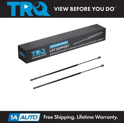 TRQ Trunk Lid Lift Support Set For 1982-1992 Chevrolet Camaro Pontiac Firebird - Image 1 of 3