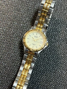 Vintage Seiko Women’s7N82 Watch Silver/Gold Tone For Restoration,Parts Or Repair - Picture 1 of 16