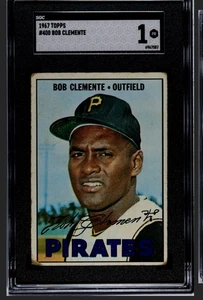 1967 Topps Roberto Clemente #400 SGC 1 Nice Eye Appeal - Bild 1 von 2