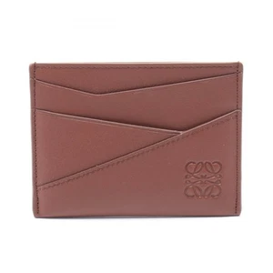Loewe Puzzle Card Holder Case Accessories Leather Women'S Brown C510Q77X024783 - Picture 1 of 4