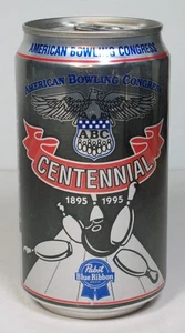Pabst ABC American Bowling Congress Centennial 1895 - 1995 Empty Beer Can PBR - Picture 1 of 6