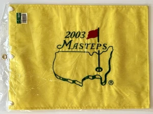 2003 Masters Golf Flagge seltener Fehler Fehldruck Augusta National PGA NEU - Bild 1 von 4
