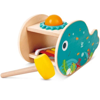Hape: Play Essentials - Musical Bench: Whale Tap, Wood, Toddlers & Kids - Image 1 of 4