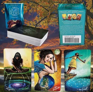 The Light Seer's Tarot 78-Card Deck and Guidebook By Chris-Anne Brand New Sealed - Picture 1 of 11