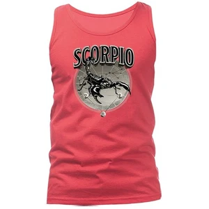 Scorpio Zodiac Sign Horoscope Astrological Graphic Tank Top - Foto 1 di 11