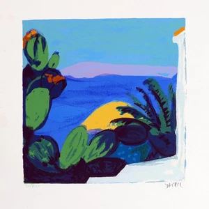 Amos YASKIL, Sabras - Siebdruck in Farbe - Bild 1 von 1