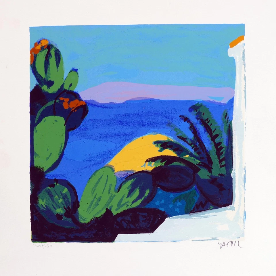 Amos YASKIL, Sabras - Siebdruck in Farbe - Bild 1 von 1