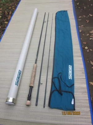 ВИНТАЖНЫЙ A+++ СОСТОЯНИЕ. SAGE #7100-3 SP, 10' 0", 7 WT, 3 ПК. ГРАФИТОВАЯ НАХЛЫСТОВАЯ УДОЧКА/ЧЕХОЛ И НОСОК - Изображение 1 из 4