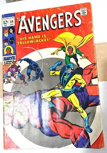 avengers 59 Cover John Buscema - Story Roy Thomas - Picture 1 of 5