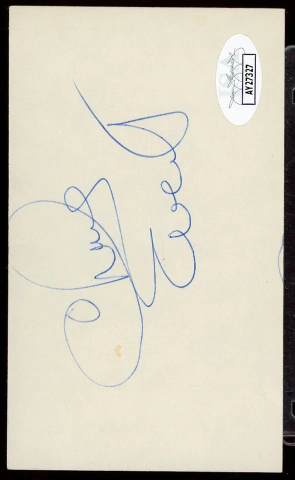 Chris Evert Tennis Signed Autographed 3x5 Index Card JSA Authentic - Image 1 of 1
