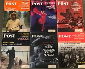 Vintage Saturday Evening Post Lot of 6 1960's      B - Picture 1 of 20