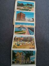 1943 Buffalo New York Postkarte Broschüre. 20 verschiedene Ansichten. U.S. Zensur