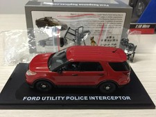 First Response Replicas Ford Utility police Interceptor Red 1/43 Scale Suv Car