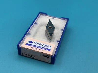 Inserto de torneado PCD Sumitomo NF-VNMA 332 DA1000 VNMA 160408 - (Nuevo en paquete) Foto 1 de 4