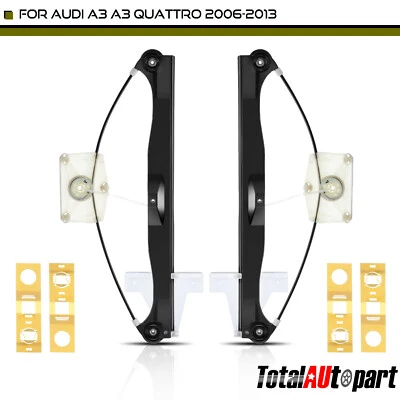 2x Reguladores de Janela de Energia sem Motor Traseiro LH e RH para Audi A3 Quattro Hatchback - Imagem 1 de 4