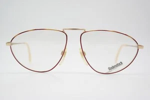 Vintage Glasses Rodenstock Christine 27.27 Red Gold Oval Glasses Frame - Picture 1 of 6