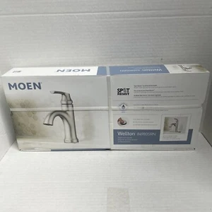 Moen Wellton 84980SRN Bathroom Faucet - Brushed Nickel - Picture 1 of 5