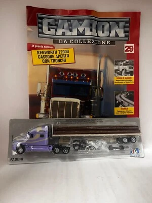 KENWORTH T2000 CASSONE APERTO CON TRONCHI 1:87 USCITA 29 CAMION ITALERI - Immagine 1 di 2