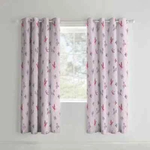 Catherine Lansfield Kids Glamour Princess Eyelet Lined Curtains 66 x 72" SS11 84 - Picture 1 of 11