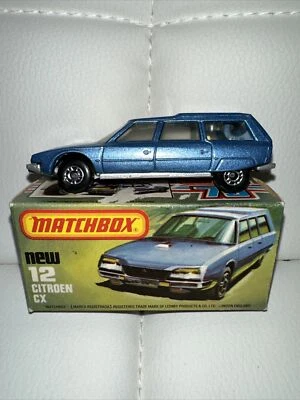 MATCHBOX SUPERFAST #12 CITROEN CX STATION WAGON YELLOW INT EXCELLENT BOXED 1979 - Image 1 of 4