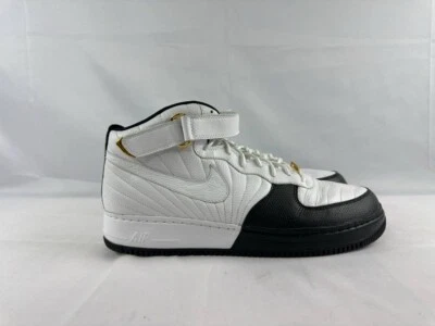Nike Air Jordan Fusion Air Force 1 AFJ12 Negro Blanco Taxi 317742-101 Hombres Talla 14 Foto 1 de 4