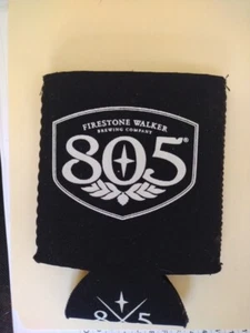 New 'Firestone Walker 805 Brewing Company' 12oz Can Insulator - Black Neoprene  - Picture 1 of 3