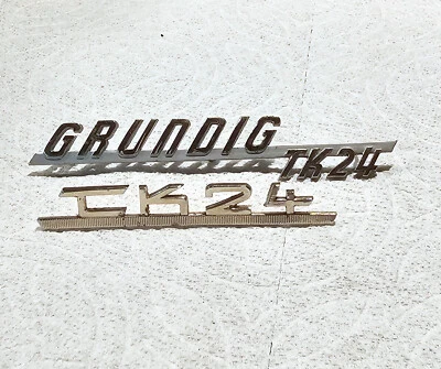 Vintage Grundig TK24 Badges, Logo, Plaques - 2 - Image 1 of 4