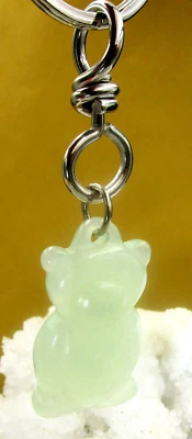 SERPENTIN   TEDDY  SCHLÜSSEL ANHÄNGER   EDELSTEIN       Nr.11 - Bild 1 von 2