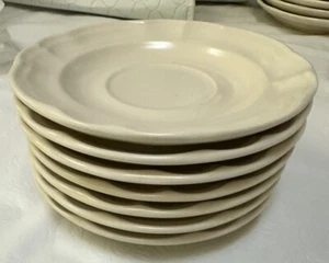 Pfaltzgraff Tea Rose Saucers Set Of  7 - Picture 1 of 2