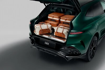 New Aston Martin DBX 6pc Luggage Set Kestrel Tan & Cream - Image 1 of 4