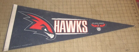 2011 ATLANTA HAWKS NBA Blue 30" Long Wincraft Pennant - Atlanta Georgia Cover