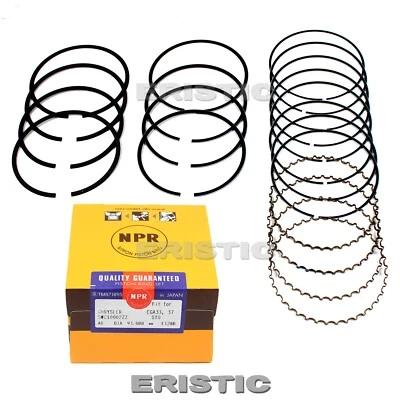 Anillos de pistón NPR aptos para Dodge Jeep Chrysler Plymouth 90-10 3,3 L 3,7 L HECHOS EN JAPÓN Foto 1 de 4
